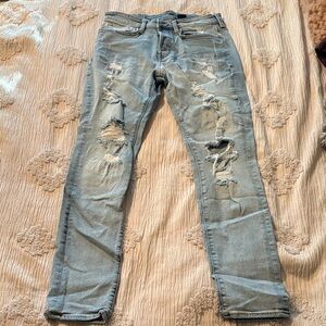 H&M Men's Skinny Jeans in Light Blue